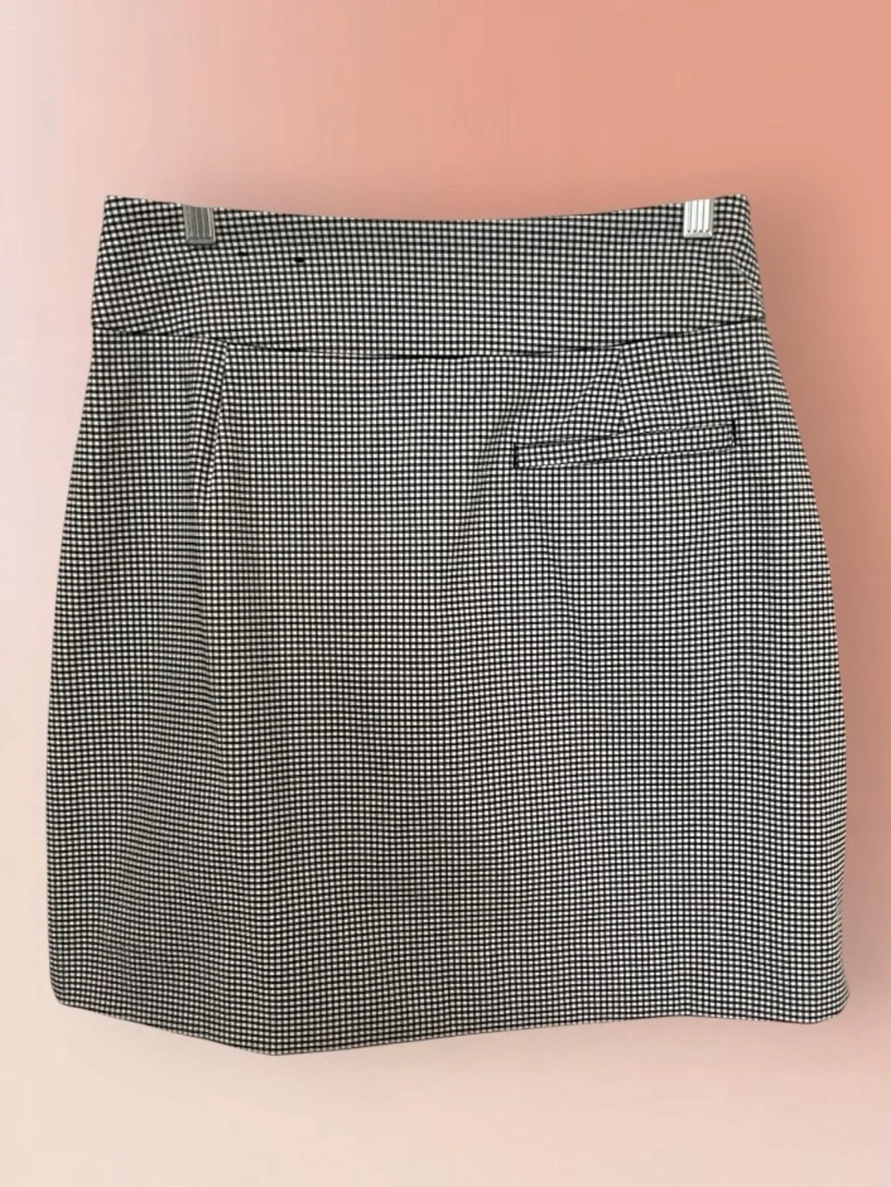 Peck & Peck Black and White Gingham Check Skort Size 4